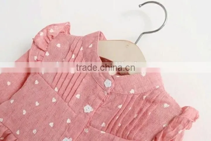 2016 new design comfortable long sleeve style dress with flower print