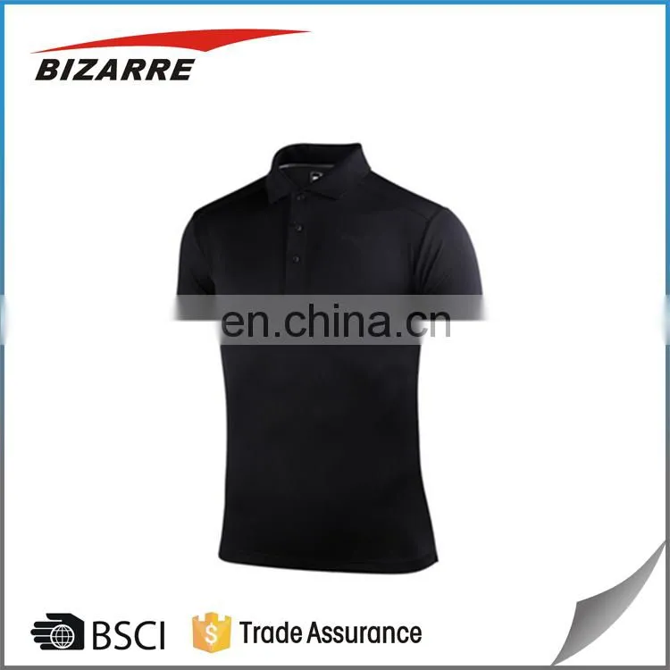 Compressed blank bamboo blue polo shirt custom logo