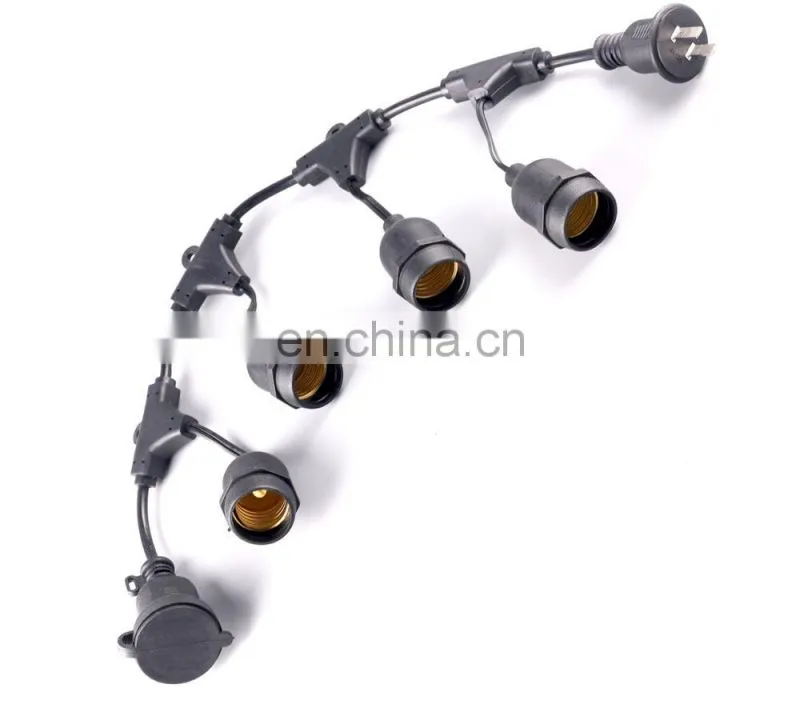 Holiday festival use outdoor colorful string lights for stage garden street decoration