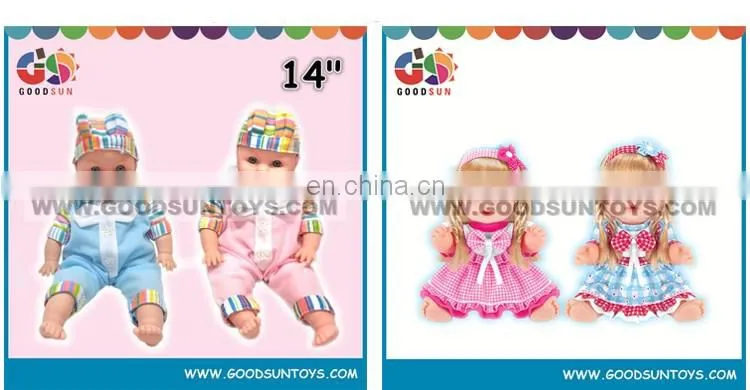 Hot selling interesting 16" Doll Toys plastic dolls with hairdressing set wholesale