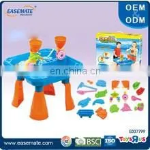 DIY beach toy set with waterwheel for kids