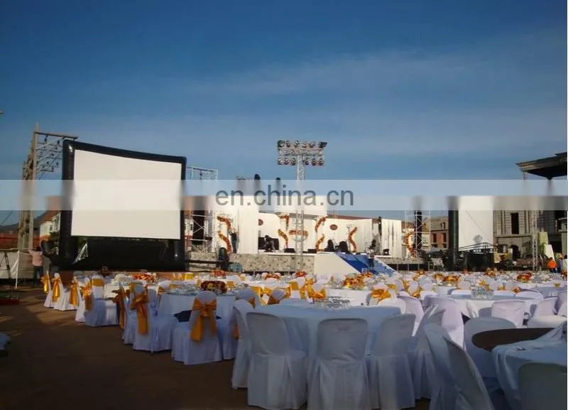 16ft strong frame movie screen inflatable wedding screen open air cinema screen for festival