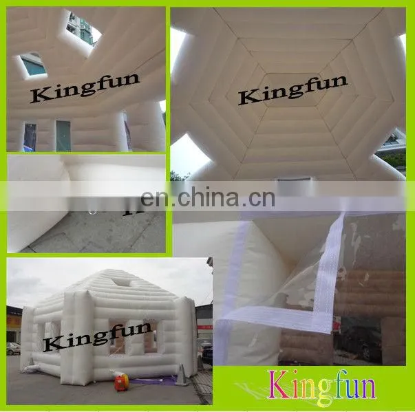 Lighting movable inflatable office pod