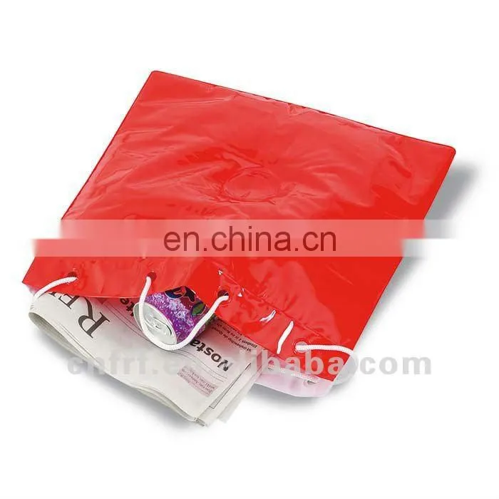 Inflatable PVC Promotional beach pillow bag