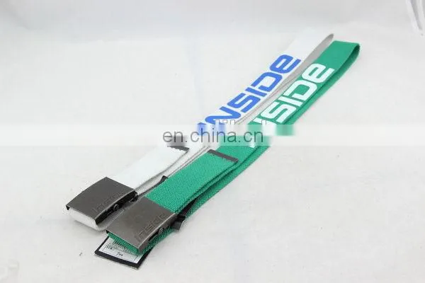 Canvas Belt With Full Printing Custom Name Belt Buckle