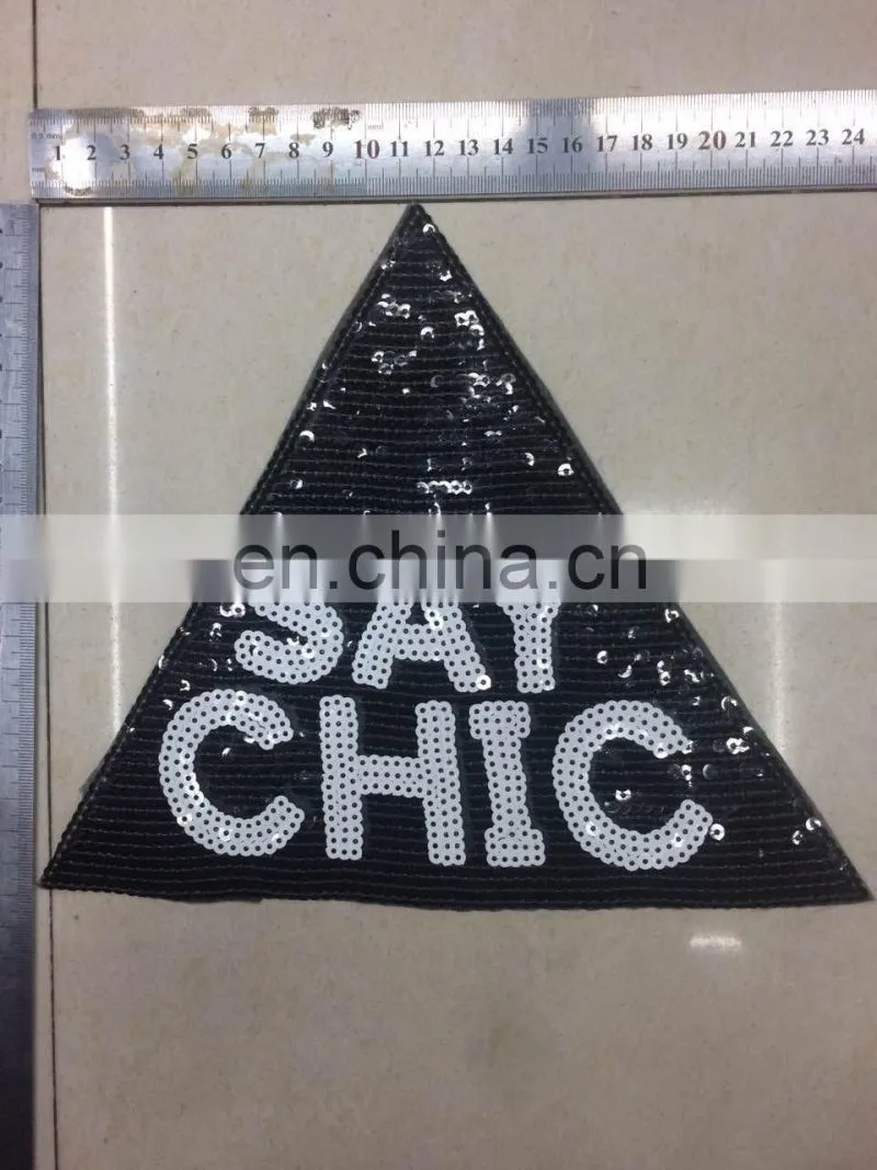 2016 cheap embroidery sequins cute hot fix motifs,fashion patches,embroidered patch