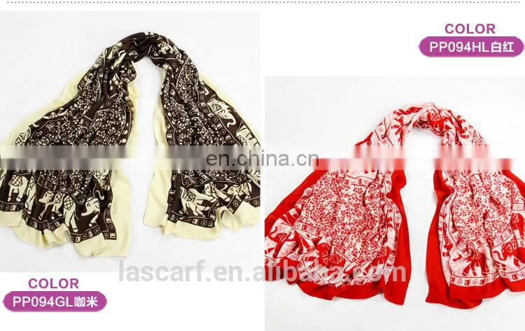 High quality fashion custom-made elephant printed cappa(PP094GL)
