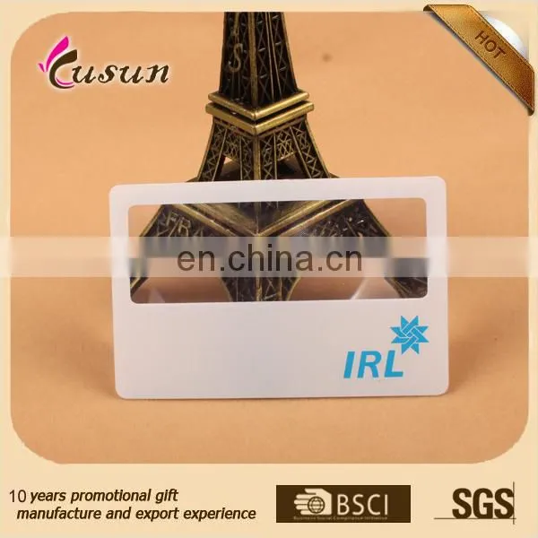 BSCI paper material customized branded magnifying glass