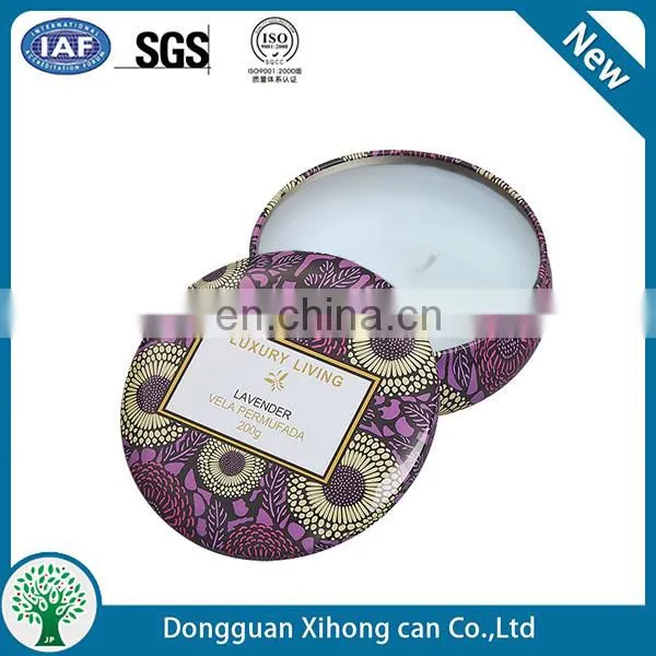 Top packaging printed seamless custom tin box