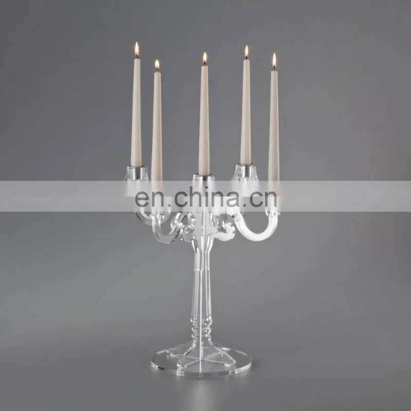 Customized unique acrylic candle holder