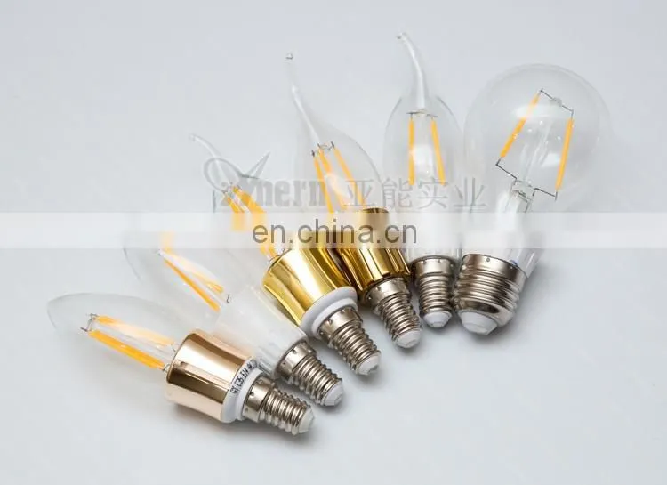 Fancy design E27 E14 Led filament bulb led light