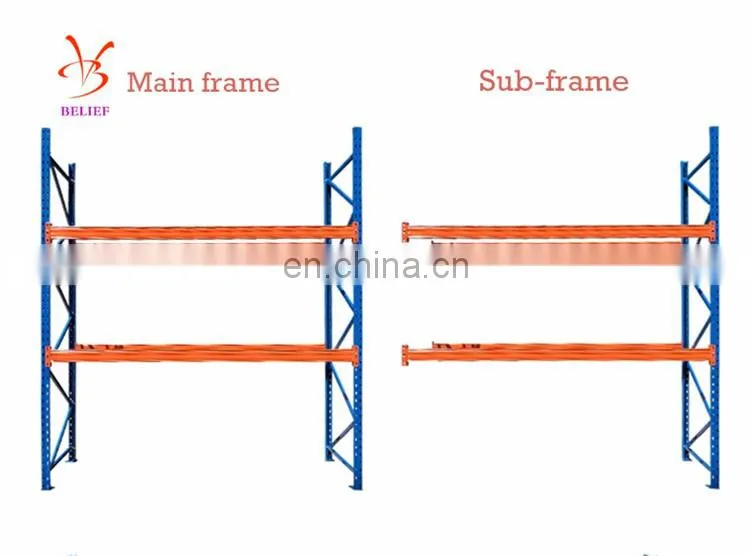 Adjustable Industrial Warehouse Storage Steel Rack Shelves