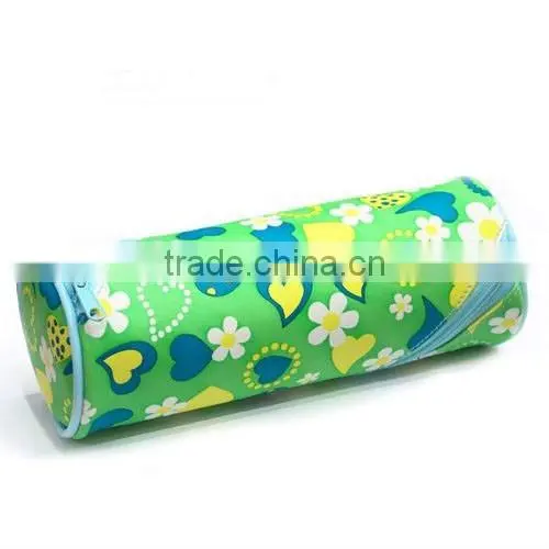 custom beautiful round shapes pencil cases