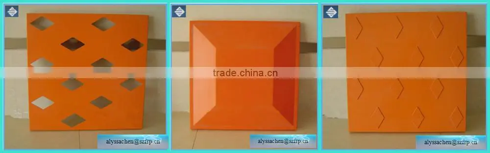 high quality FRP decorative wall panel/Light weight anti-corrosion FRP board