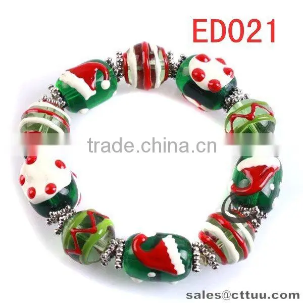 cheap Stretch handmade Christmas bracelet for holidays