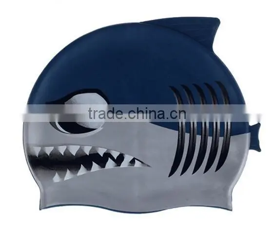 2016 Eco-friendly multi-colour waterproof silicone swim cap,kids hat
