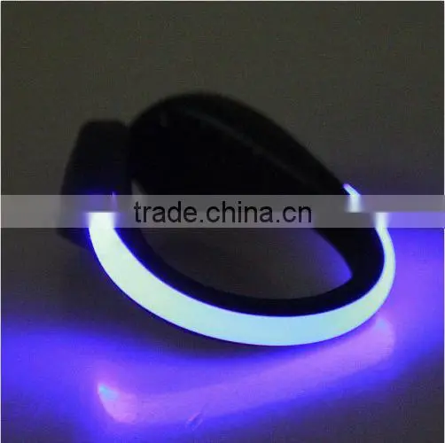 2Pcs Night Safety Reflector LED Flashing Shoe Clip Waterproof Glow Bright Lights