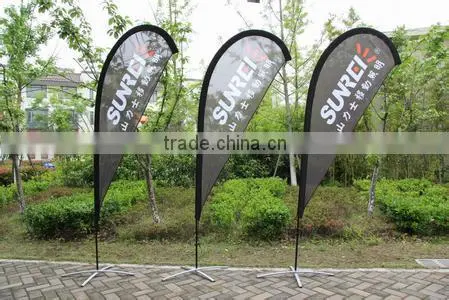 festival teardrop flag
