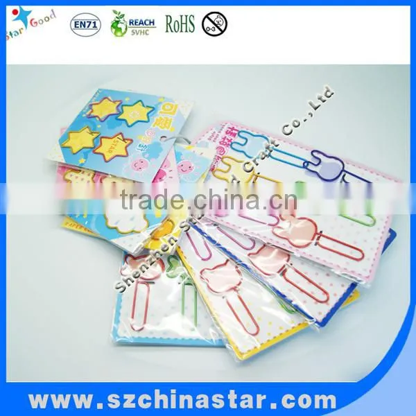 skillful manufacture beautiful package shape paper clip