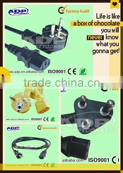 new products on China market power cords for laptops