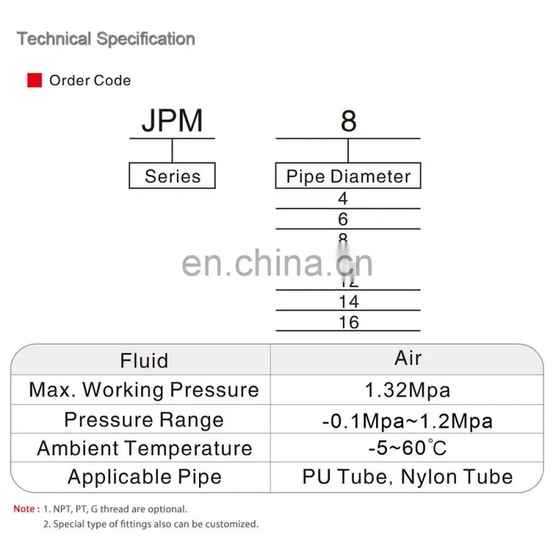 wholesale pneumatic nickel-plated brass straight through push to connection pipe fittings