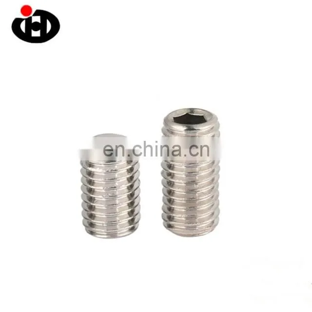 High Tensile JINGHONG Flat Point DIN913 Hexagon Socket Set Screw