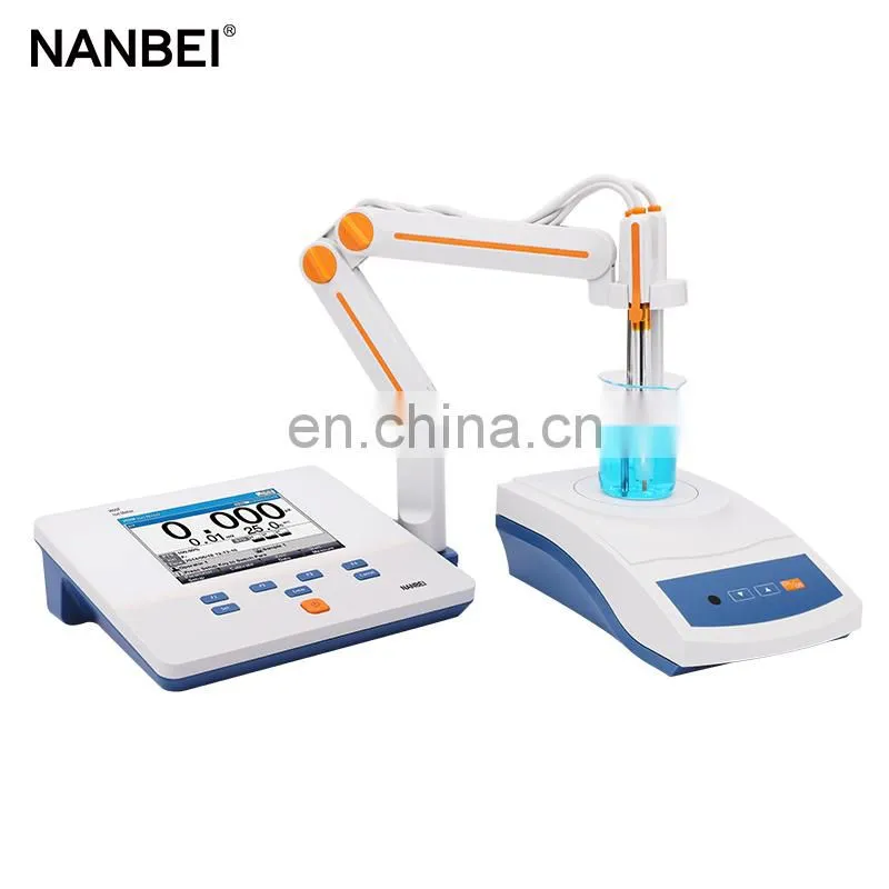 NANBEI Lab Portable Benchtop ISE Temperature mV ORP pX pH Ion Meter Tester
