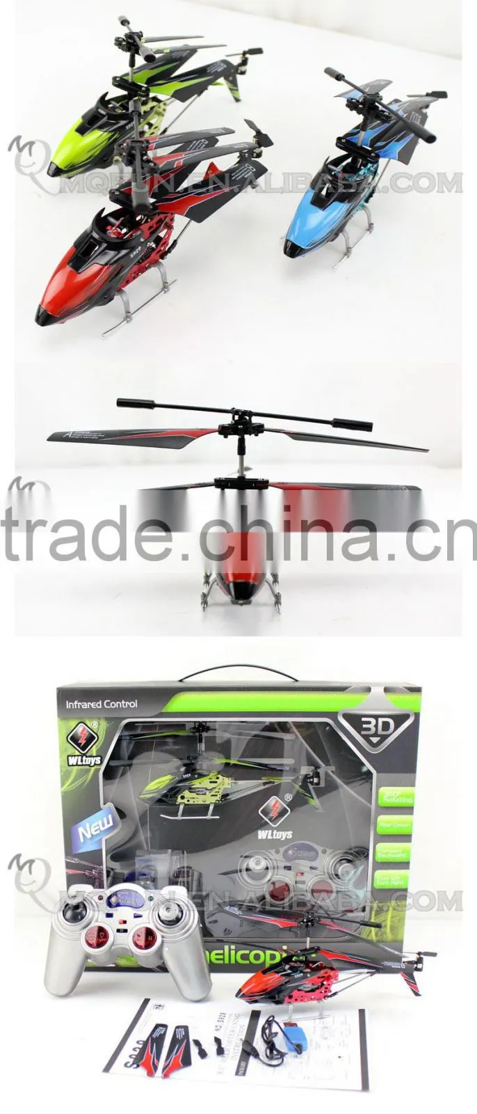 Mini Qute RC remote control flying Helicopter Quadcopter 3.5 Channel Educational electronic toy NO.S929