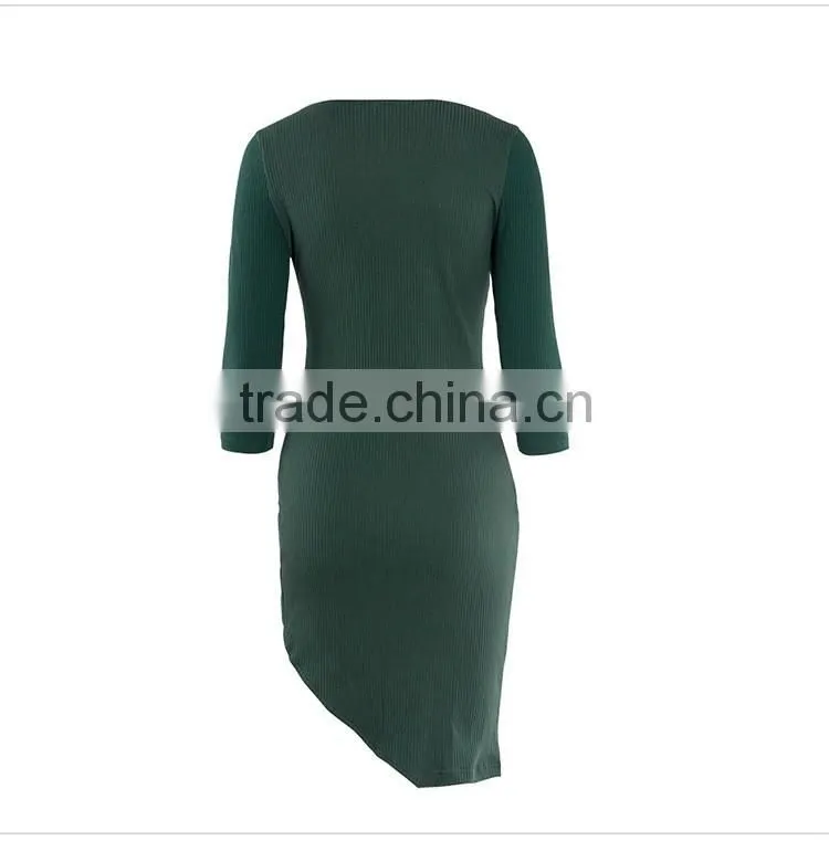 ladies fashion dress long sleeves casual dress sex evening dress