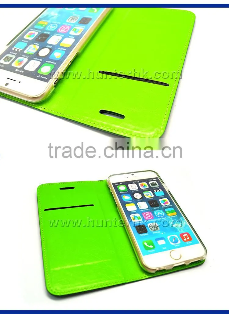Best UK Lychee Leather Skin For iphone6 Book Case
