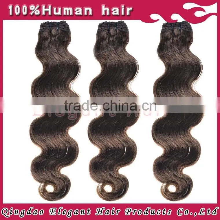 Qingdao Elegant Body wave Wholesale virgin indian hair weft
