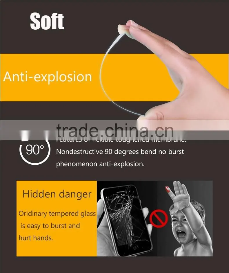Explosion proof coating screen protector Wholesale No watermark tempered glass screen protector for HUAWEI h30-u10 honor 3