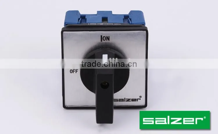 Salzer CE Approved SAA63 OFF-ON Rotary Switches