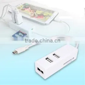 Amaxtek Micro USB OTG Connection Kit and 3 in 1 Card Reader for Andorid Phone