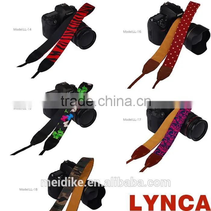 Hot selling illustration series film custom camer strap ends for all SLR/DSLR
