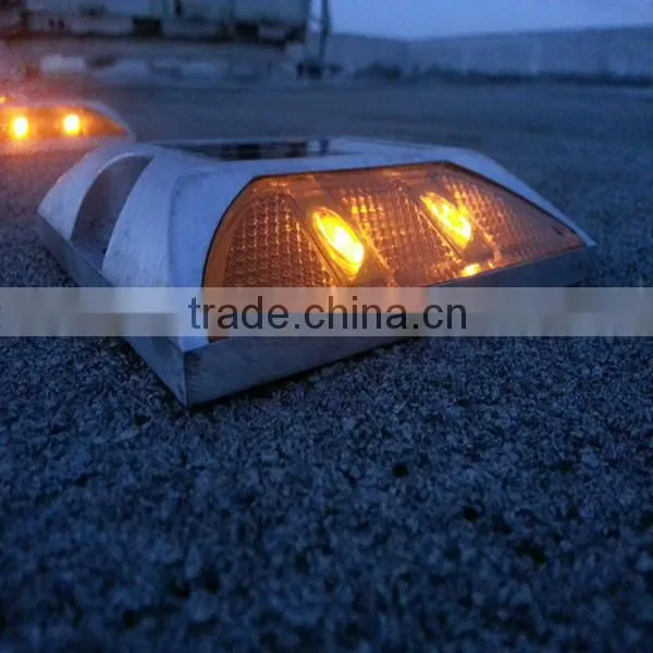solar LED flashing aluminium road studs
