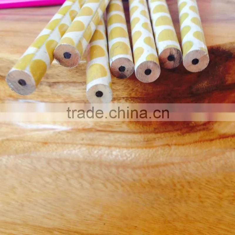 2014 hottest wood palstic mantle pencil with black eraser yiwu pencil factories,pencils with logo