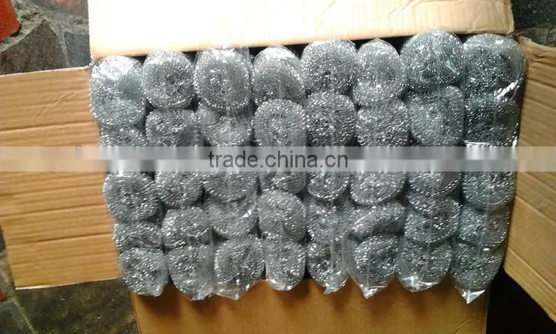 galvanized knitting mesh scrubber