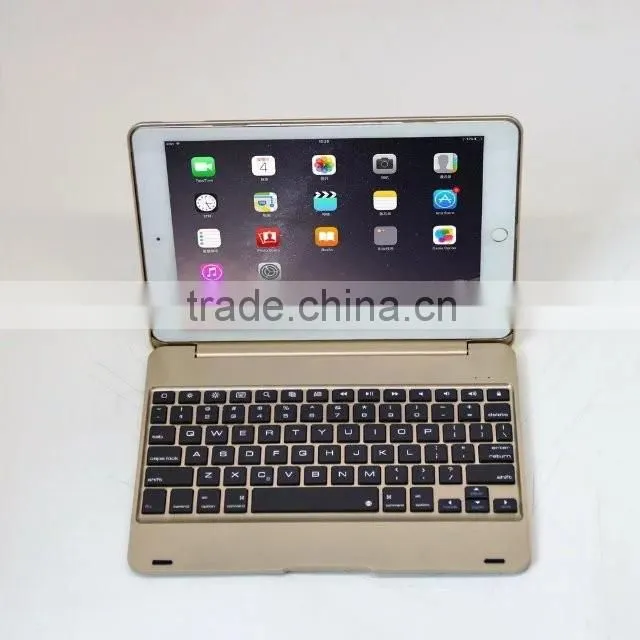 Bluefinger Factory supply clamshell Bluetooth keyboard case for newest iPad Pro&iPPAD Air 2 with coloreful protective case