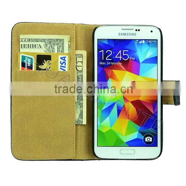 Duarable Leather Case for Samsung S5,PU Cases for Galaxy S5/