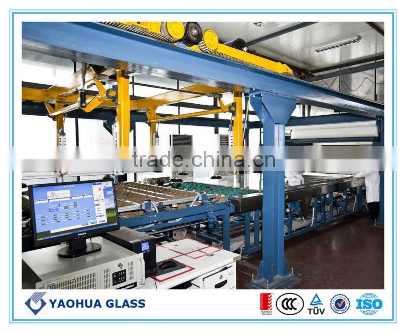 3mm+0.38PVB+3mm tempered laminated glass