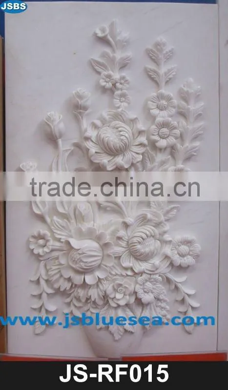 Mum flower carving decorative stone reliefs