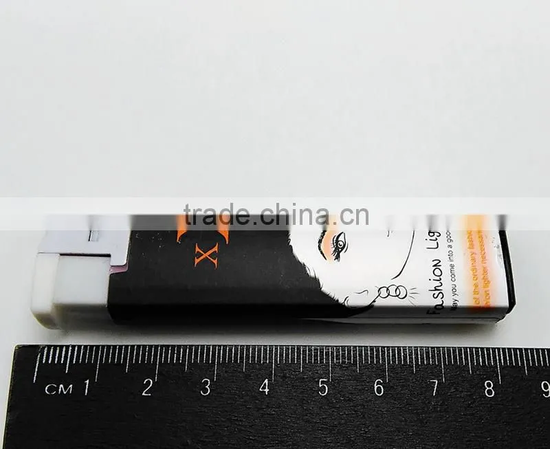 Stickers wrapped lighter cheap custom ciagr lighter