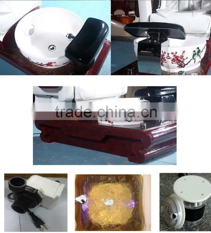 wholesale pedicure chairs pipeless jets water massage spa chair