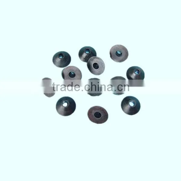 Rubber screw nail caps custom molded silicone mechanical parts