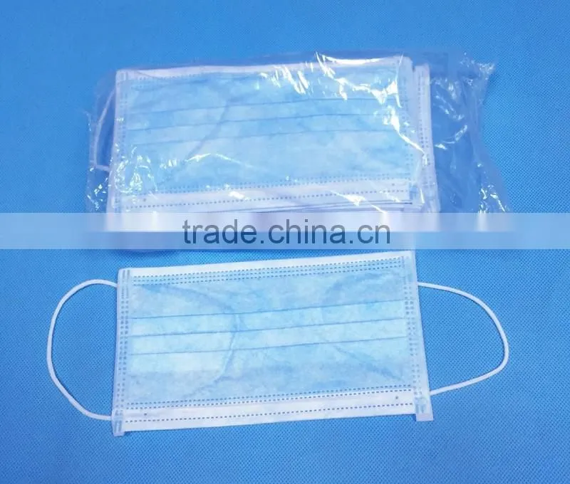 Non woven Disposable Face Mask / Surgical Face Mask (Ear-loop or Tie-On)