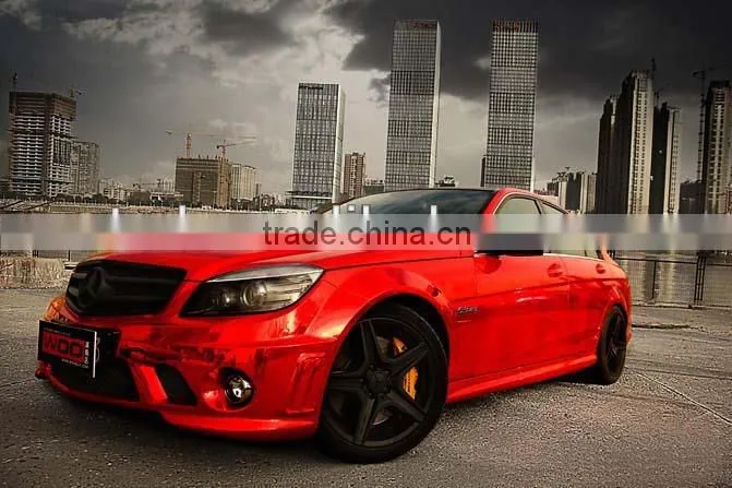 Factory wholesalechrome vinyl film with air channels