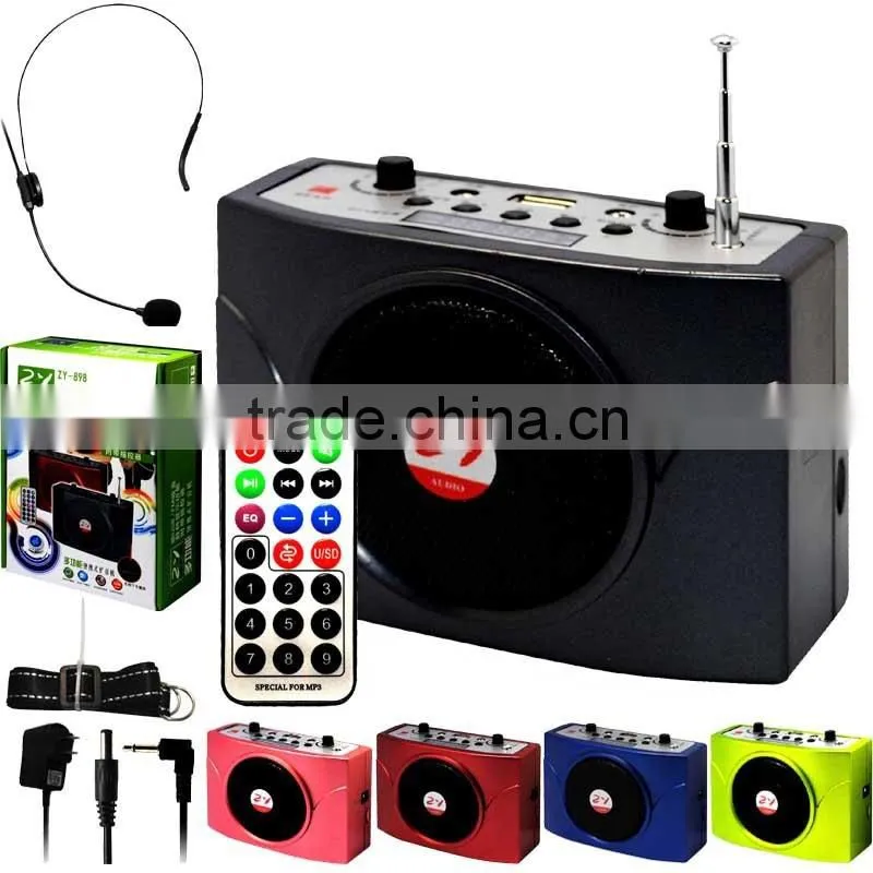USB speaker Portable Waistband Voice Booster Mini Loudspeaker for teachers and tour guide