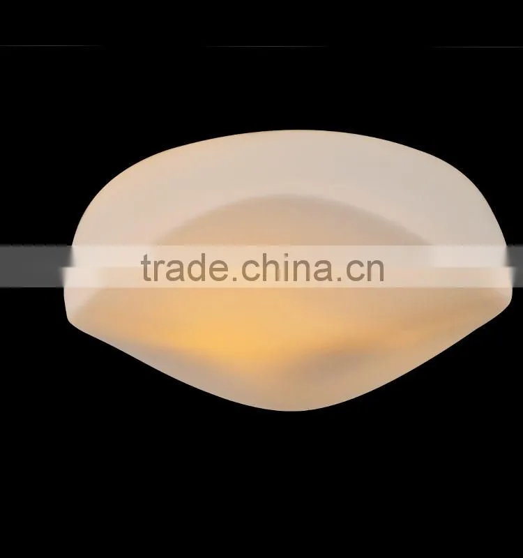 Unique Wave Design Glass Decorative Modern Ceiling Lamp MB3312S