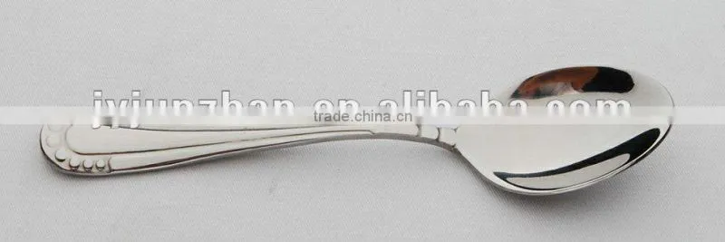 Jieyang salad Serving Spoons of plain handle with high quality and low price